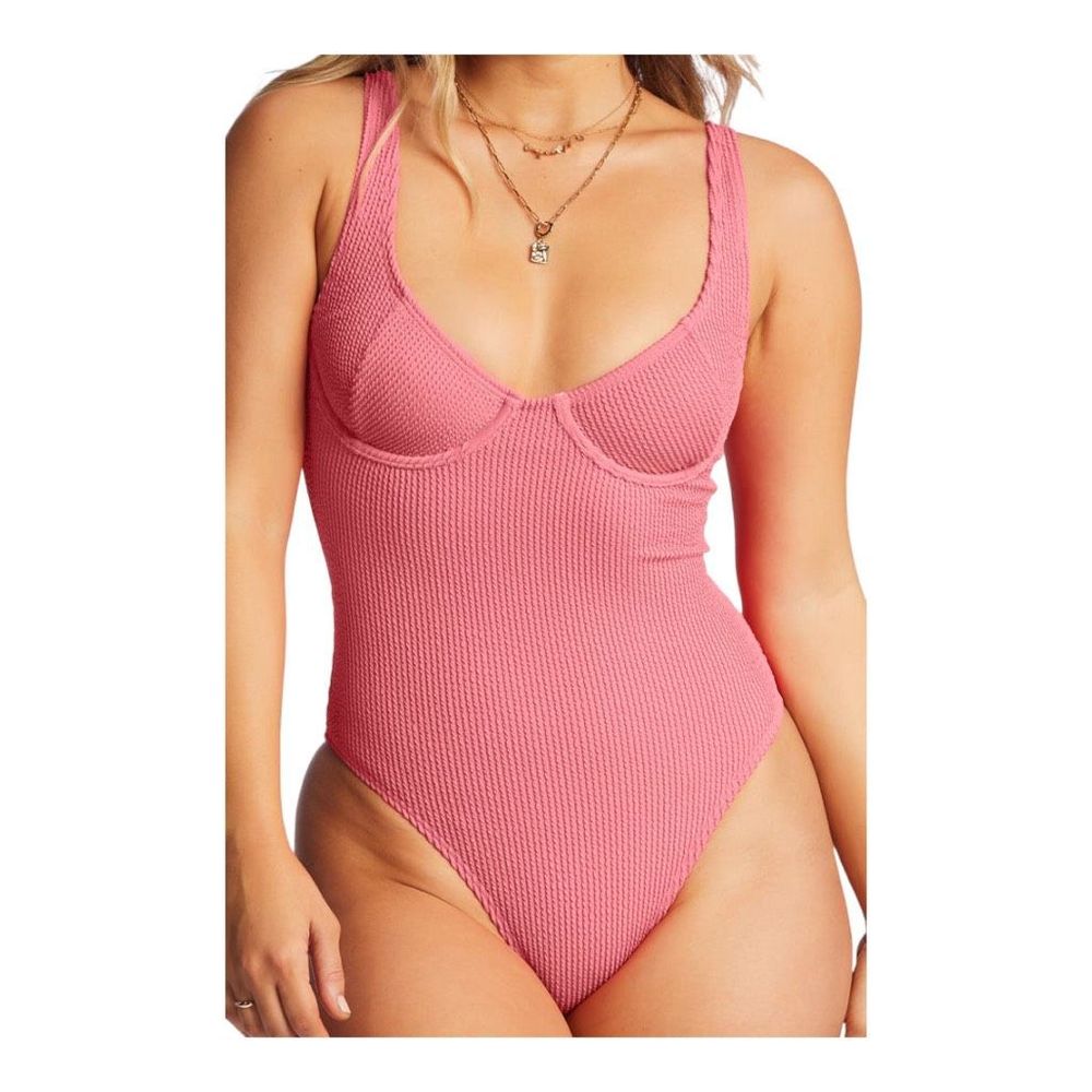 Billabong Pink Women's One Piece Swimsuit